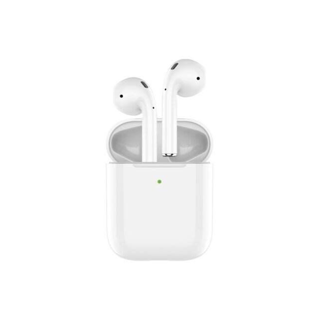 Bluetooth гарнитура Deppa Air Light TWS в зарядном футляре белая